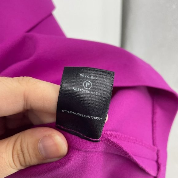 Robert Rodriguez magenta peplum mini dress 12 - Picture 12 of 16